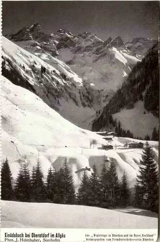 Oberstdorf/Bayern und Umgebung - Oberstdorf, Einödsbach im Winter -320020