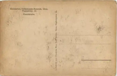 Graz/Steiermark - Steirisches Volkskunde-Museum-Rauchküche -336324