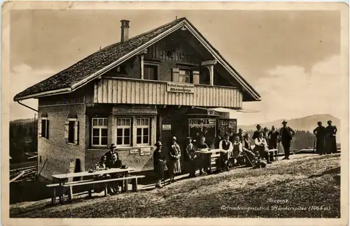 Bregenz/Vorarlberg, div. Orte und Umgebung - Pfänderspitze Alpenwirtschaft -336594