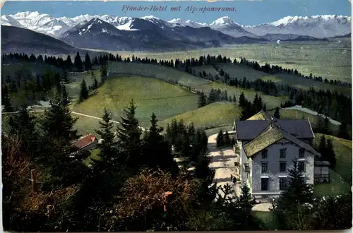 Bregenz/Vorarlberg, div. Orte und Umgebung - Pfänderhotel mit Alpenpanorama -336612