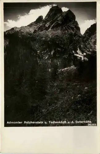 Admont/Gesäuse/Steiermark und Umgebung - Admonter Reichenstein u. Totenköpfl v.d. Goferhütte -335556