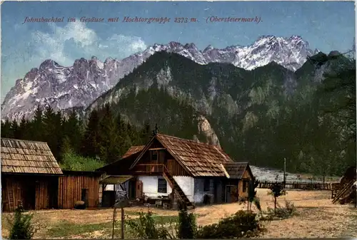 Admont/Gesäuse und Umgebung - Johnsbachtal im Gesäuse mit Hochtorgruppe -336714