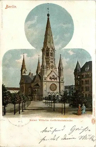 Berlin-Charlottenburg - Kaiser Wilhelm Gedächtnis Kirche -320280