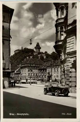 Graz/Steiermark und Umgebung - im Schnee - Hauptplatz -336866