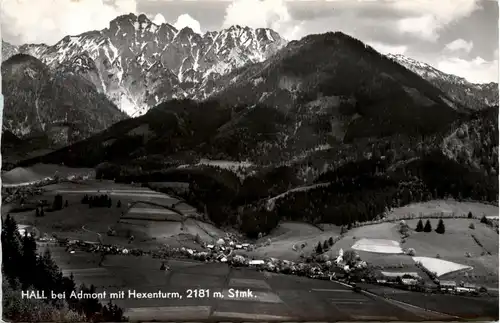 Admont/Gesäuse/Steiermark und Umgebung - Admont: Hall mit Hexenturm -335748