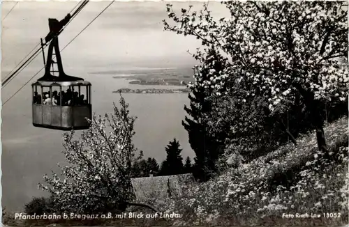 Vorarlberg/Bregenz/ Lindau und Umgebung - Pfänderbahn Bregenz, mit Blick auf Lindau -335450