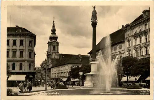 Graz/Steiermark und Umgebung - Bismarckplatz und Stadtpfarrkirche -337064