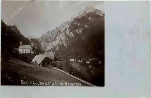 Admont/Gesäuse und Umgebung - Johnsbach: Kirche mit Ödstein -336762