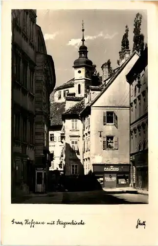 Graz/Steiermark und Umgebung - Hofgasse mit Stiegenkirche -336836