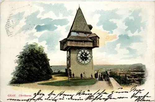 Graz/Steiermark und Umgebung - Uhrturm -337092