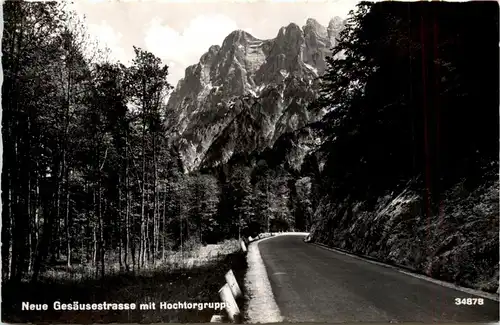 Admont/Gesäuse/Steiermark und Umgebung - Neue Gesäusestrasse mit Hochtorgruppe -335622