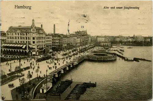 Hamburg/div. Stadtteile - Alter und Neuer jungfernstieg -320664