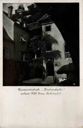 Graz/Steiermark und Umgebung - Gastwirtschaft Krebsenkeller erbaut 1536 -337010