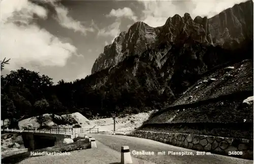 Admont/Gesäuse/Steiermark und Umgebung - Gesäuse mit Planspitze, Haindlkarbrücke -335876