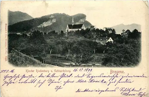 Vorarlberg/Bregenz, Lindau und Umgebung - Kloster Riedenburg und Gebhardsberg, -335316