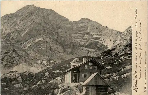 Admont/Gesäuse und Umgebung - Hesshütte am Ennseck gegen das Hochtor -336710