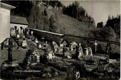 Admont/Gesäuse und Umgebung - Gesäuse, Johnsbach, Friedhof -336748