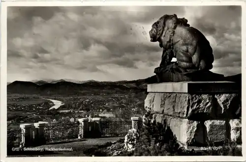 Graz/Steiermark - Schlossberg, Hackherdenkmal -336368