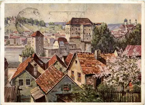 Passau/Bayern - Über den Dächern der Ilzstadt -321282