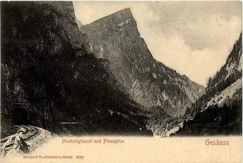 Admont/Gesäuse/Steiermark und Umgebung - Gesäuse: Hochstegtunnel und Planspitze -335718