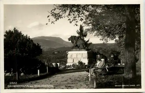 Graz/Steiermark und Umgebung - Hakherdenkmal am Schlossberg -337144