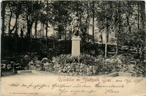 Graz/Steiermark und Umgebung - Waldlilie im Stadtpark -336956