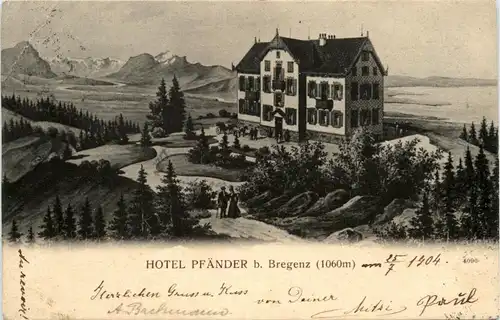 Bregenz/Vorarlberg, div. Orte und Umgebung - Bregenz, Hotel Pfänder -336508