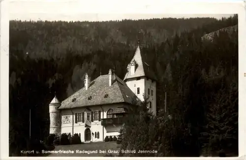 Graz/Steiermark und Umgebung - Kurort und Sommerfrische Radegund bei Graz, Schloss Isenrode -336992