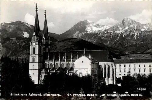 Admont/Gesäuse und Umgebung - Stiftskirche Admont, Gr.Pyhrgas, Scheiblingstein -336726