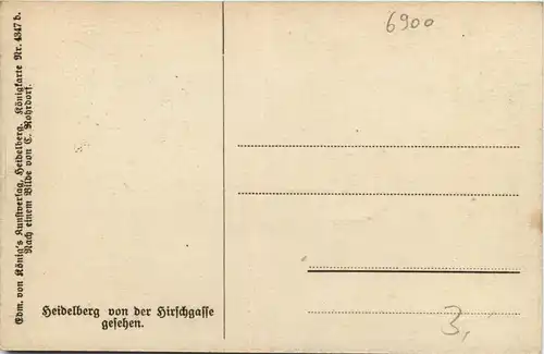 Heidelberg von der Hirschgasse -408718