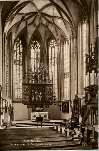 Rochlitz - Inneres der St. Kunigundenkirche -408174