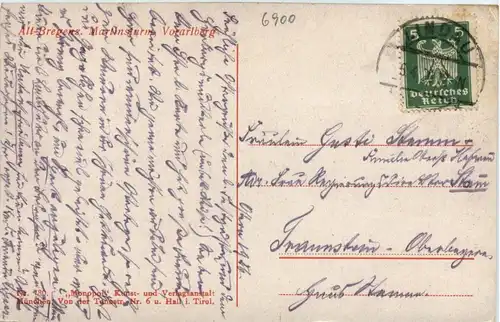 Bregenz/Vorarlberg, div.Orte und Umgebung - Bregenz, Martinsturm -336444