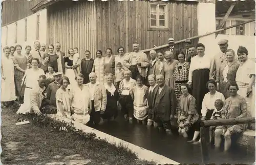 Bad Wörishofen/Bayern/Schwaben/Unterallgäu - Gruppenfoto juni 1925 -337662