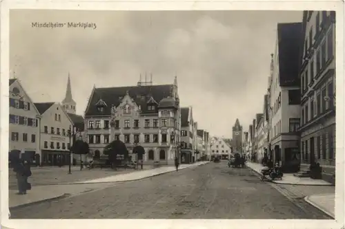 Mindelheim/Bayern/Schwaben/Unterallgäu - Marktplatz -337612