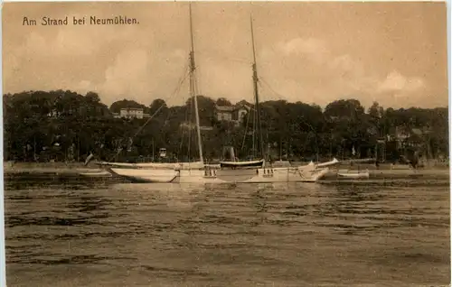 Hamburg - Am Strand bei Neumühlen -408374