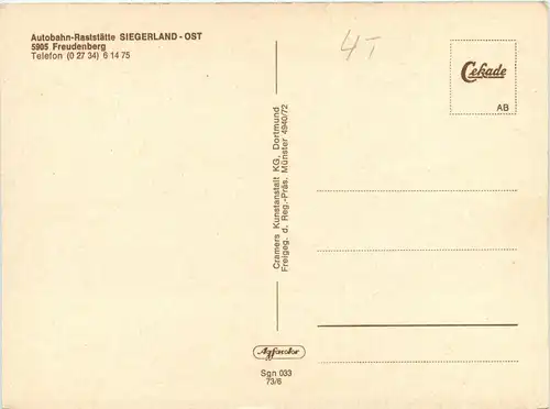 Freudenberg - Autobahn-Raststätte Siegerland Ost -285412