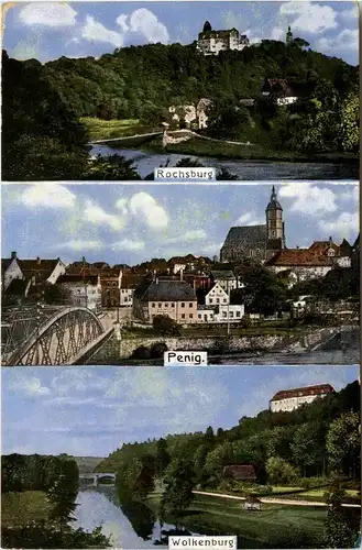 Penig in Sachsen - Rochsburg Wolkenburg -408572