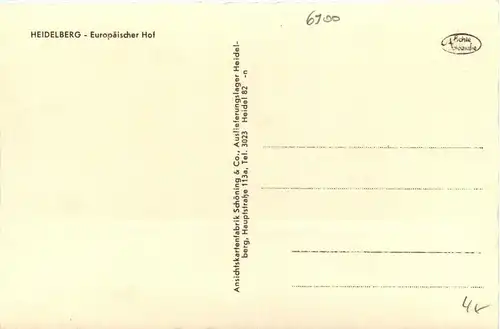 Heidelberg - Europäischer Hof -408766