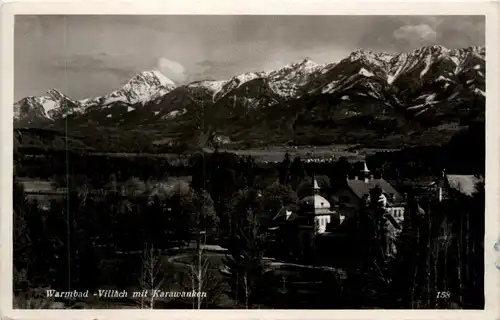 Villach/Kärnten und Umgebung - Warmbad mit Karawanken -321820