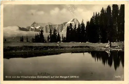 Villach - Blick von der Villacher Alpe auf den Mangart -321878