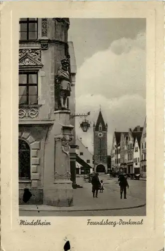 Mindelheim/Bayern/Schwaben/Unterallgäu - Frundsberg-Denkmal -337650