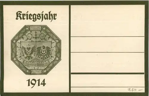 Graz/Steiermark - Staatsbeamten-Kasino, Kriegsjahr 1914 -337558