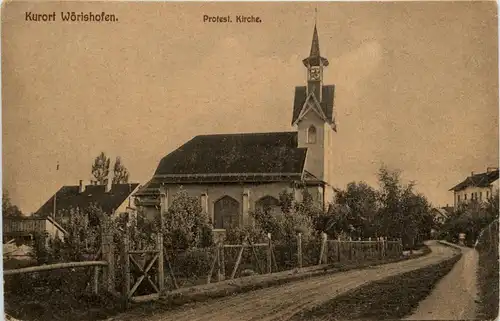 Bad Wörishofen/Bayern/Schwaben/Unterallgäu - Protest. Kirche -337806