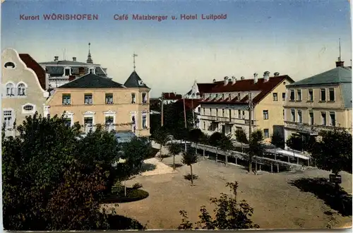 Bad Wörishofen/Bayern/Schwaben/Unterallgäu - Cafe Matzberger und Hotel Luitpold -337826