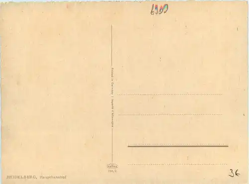 Heidelberg - Hauptbahnhof -408806