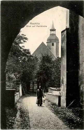 Rochlitz - Blick auf die Petrikirche -408280