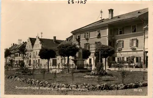 Steiermark/div. Orte und Umgebung - Sommerfrische Kindberg, Hauptplatz -322686