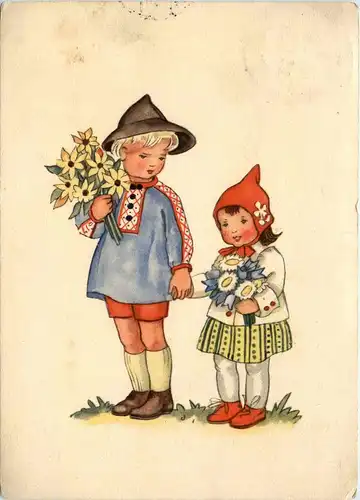 Kinder Popp Kunstkarte -410274