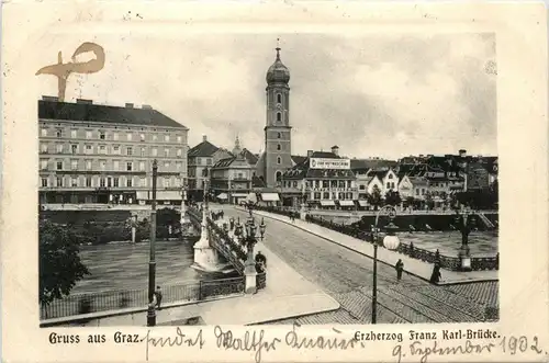 Graz/Steiermark und Umgebung - Erzherzog Franz Karl-Brücke -337262