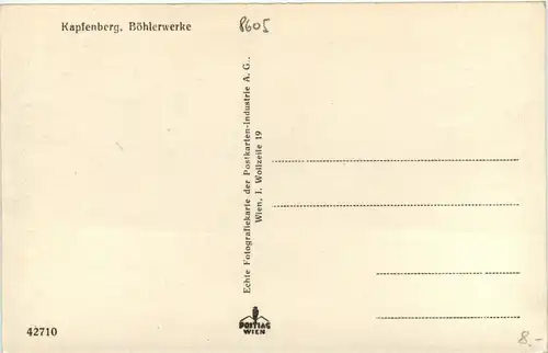 Steiermark/div. Orte und Umgebung - Kapfenberg, Böhlerwerke -323188